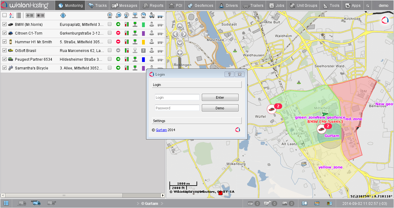 New version of Wialon GPS Tracking, improved